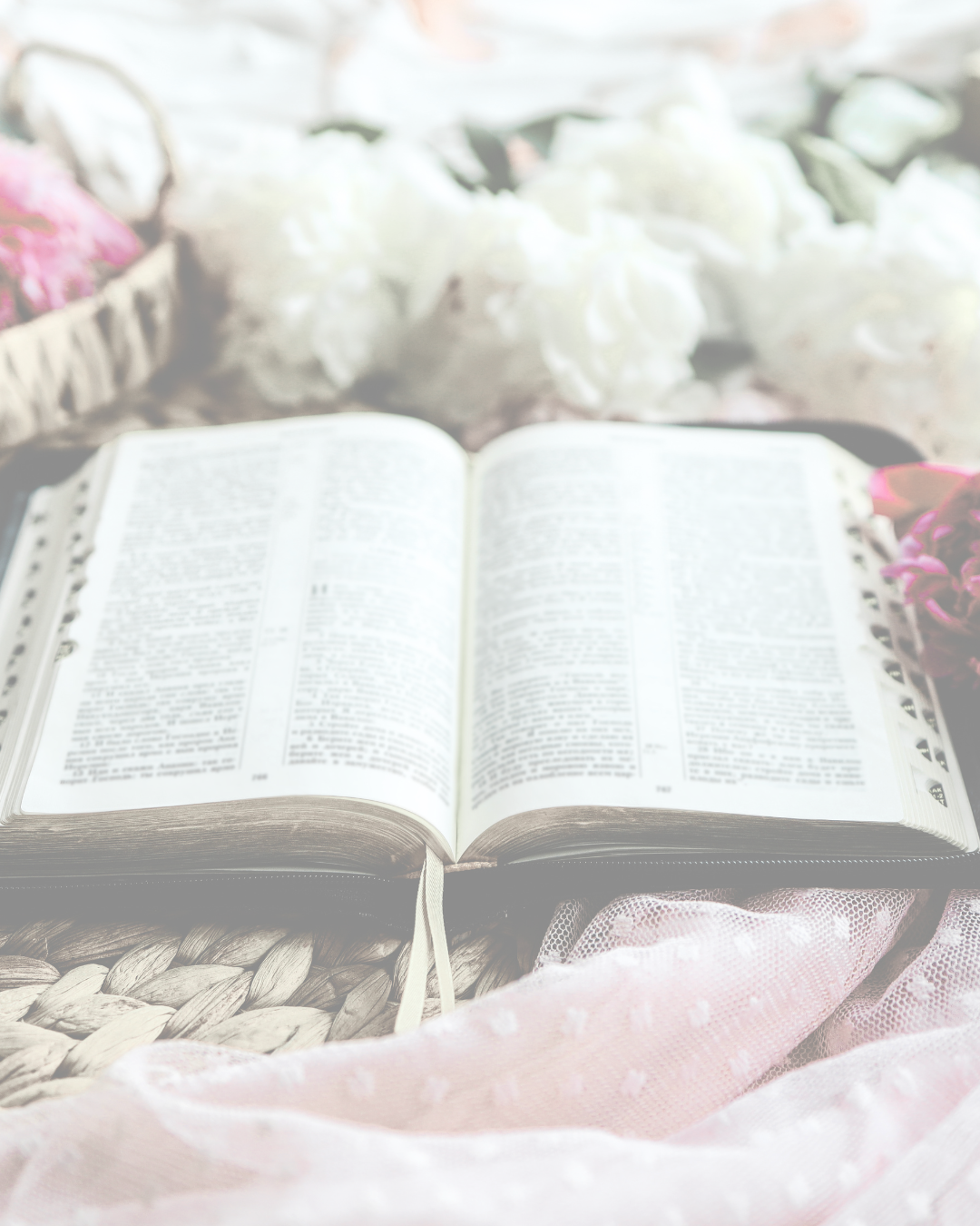 Bible and devotional setting